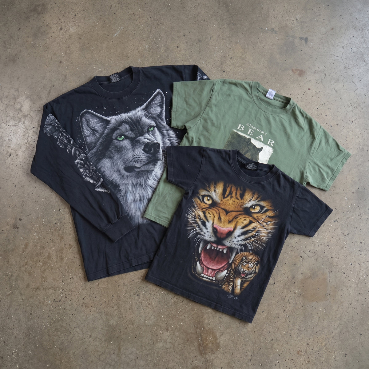 MIX CAMISETAS ANIMAL PRINT