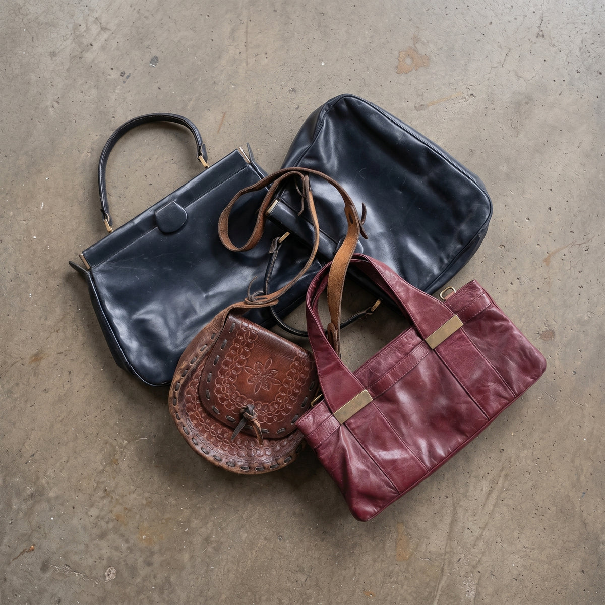 MIX BOLSOS DE CUERO VINTAGE