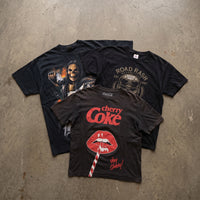 MIX CAMISETAS GRÁFICAS NEGRAS