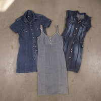 MIX DENIM MODERN DRESSES