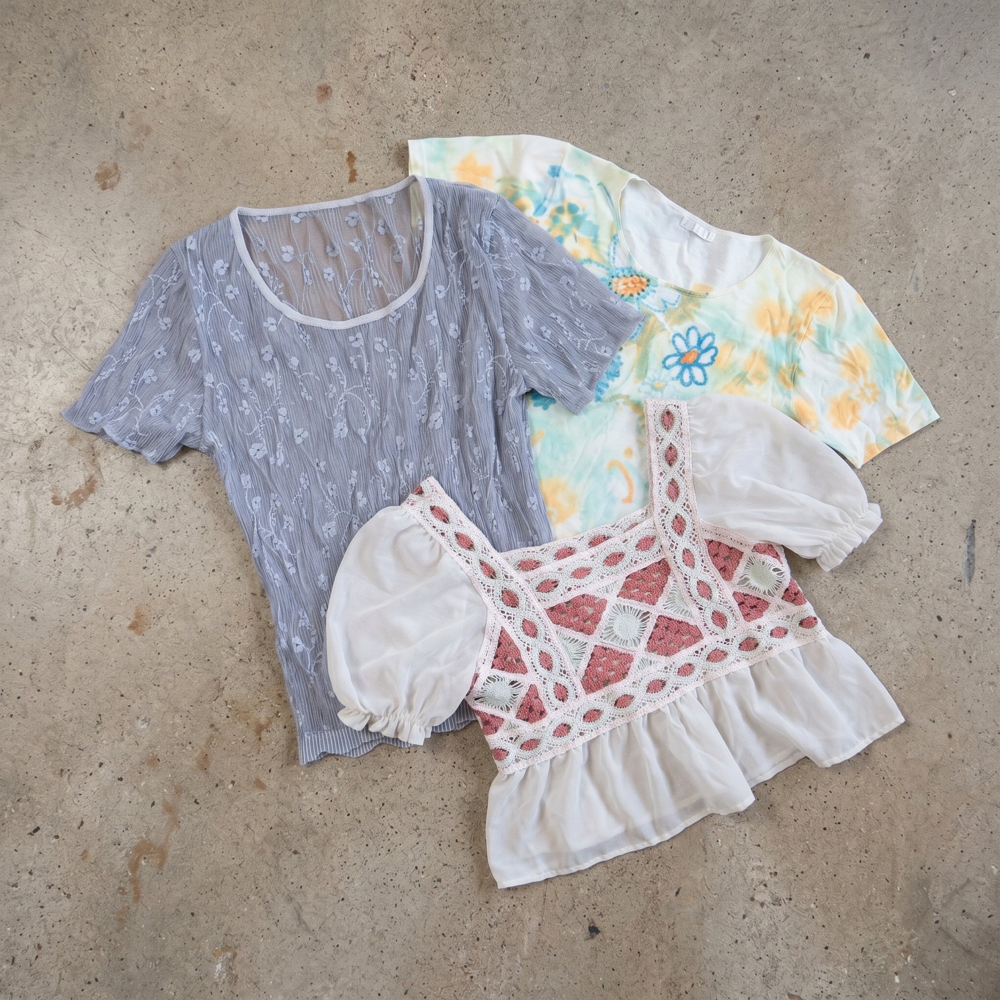 MIX SHORT SLEEVE TOPS Y2K