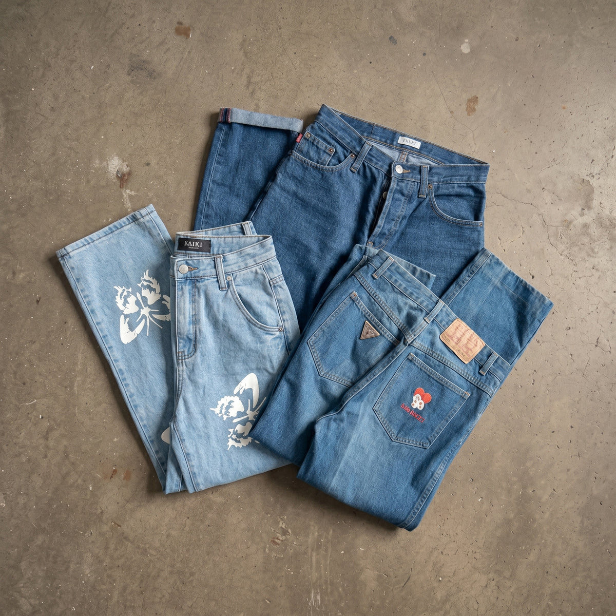 MIX AUS BAGGY-JEANS