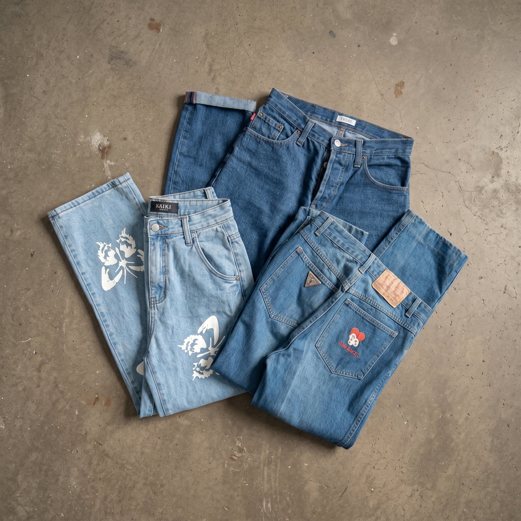 MIX AUS BAGGY-JEANS