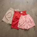 MIX PLEATED SHORTS