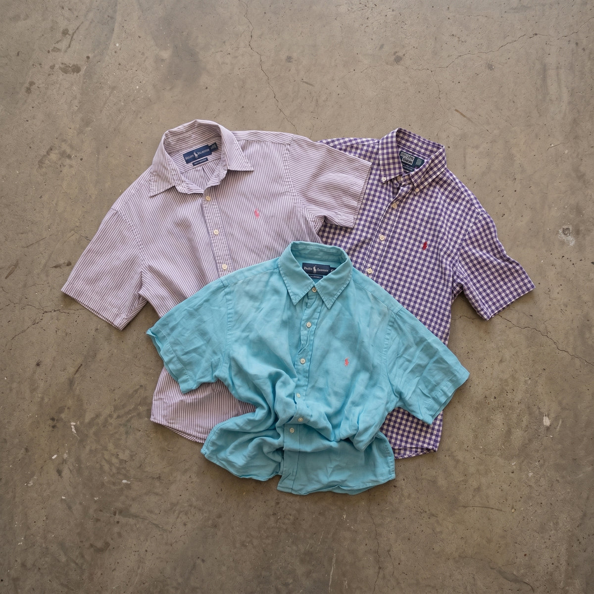 MIX RALPH LAUREN SHORT SLEEVE SHIRTS