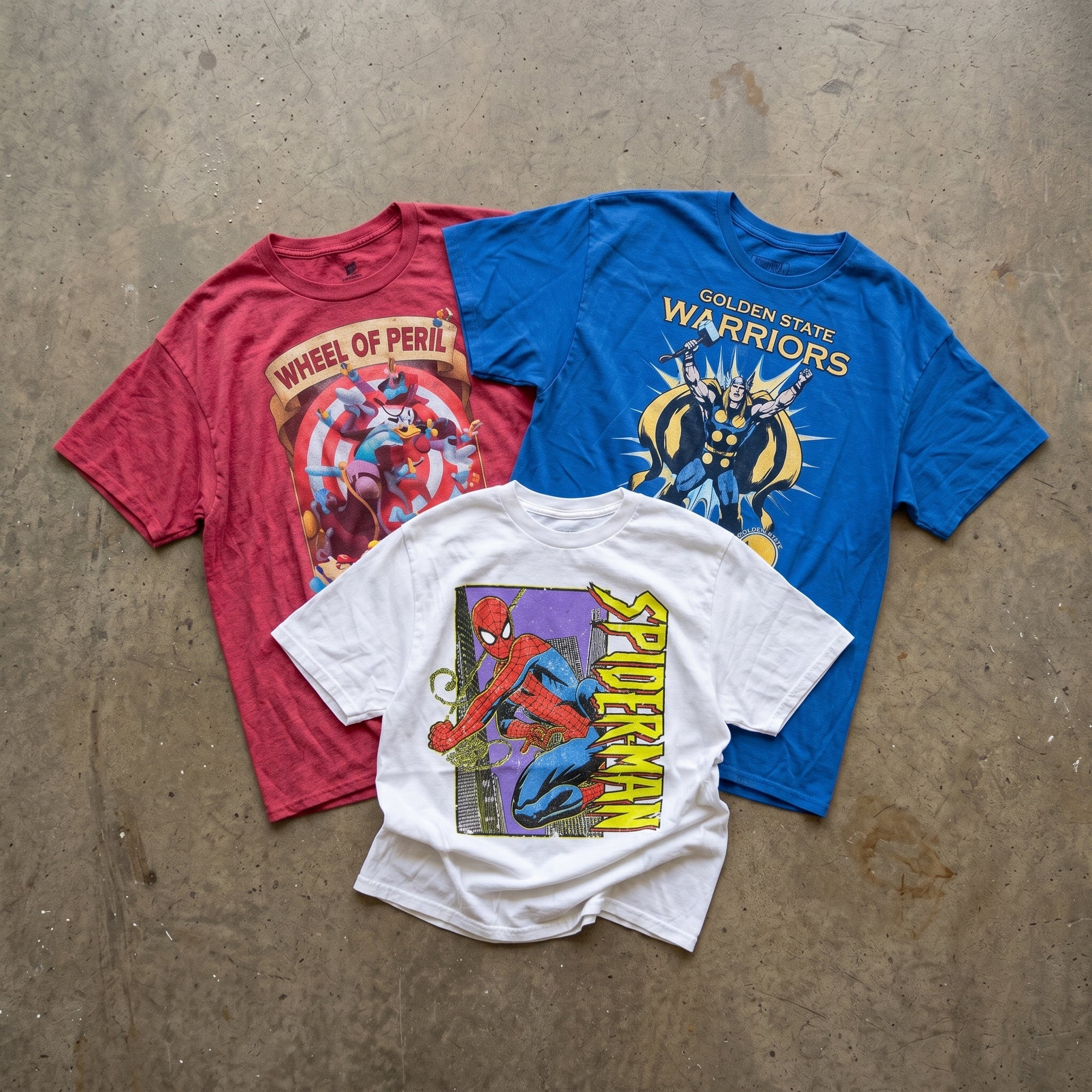 MIX CAMISETAS DIBUJOS ANIMADOS