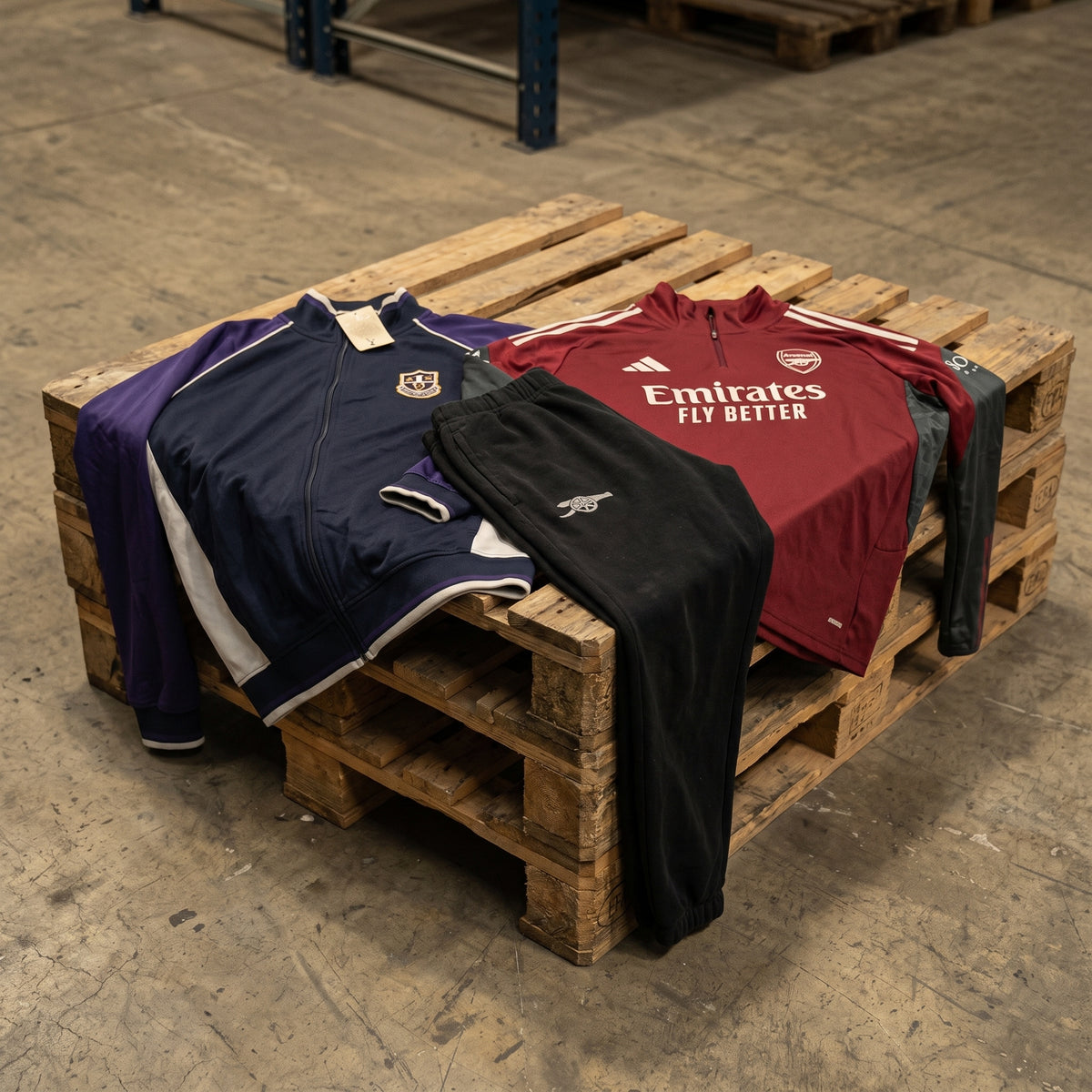MIX ARSENAL & TOTTENHAM DEADSTOCK TRACKSUIT