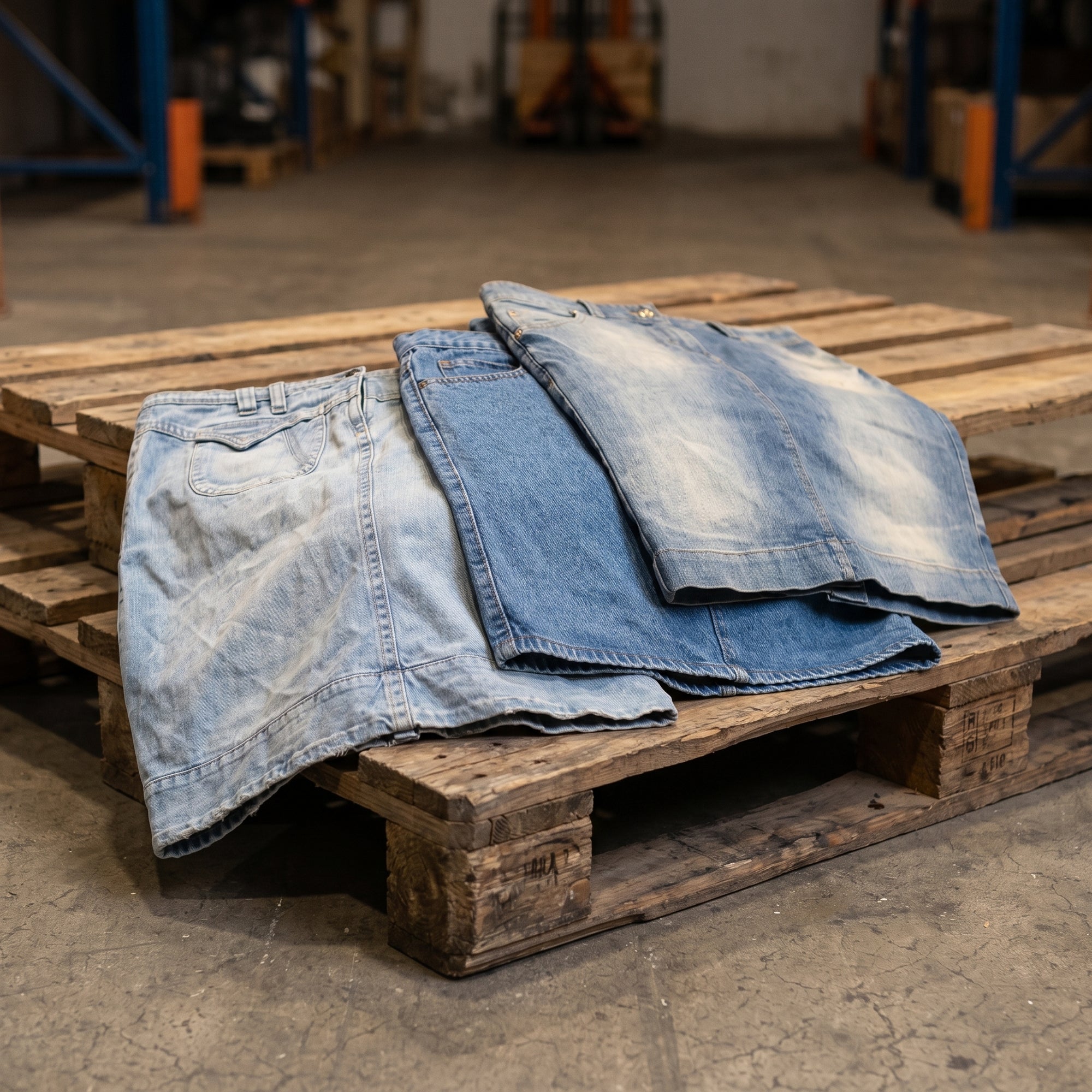 MIX DENIM SKIRTS