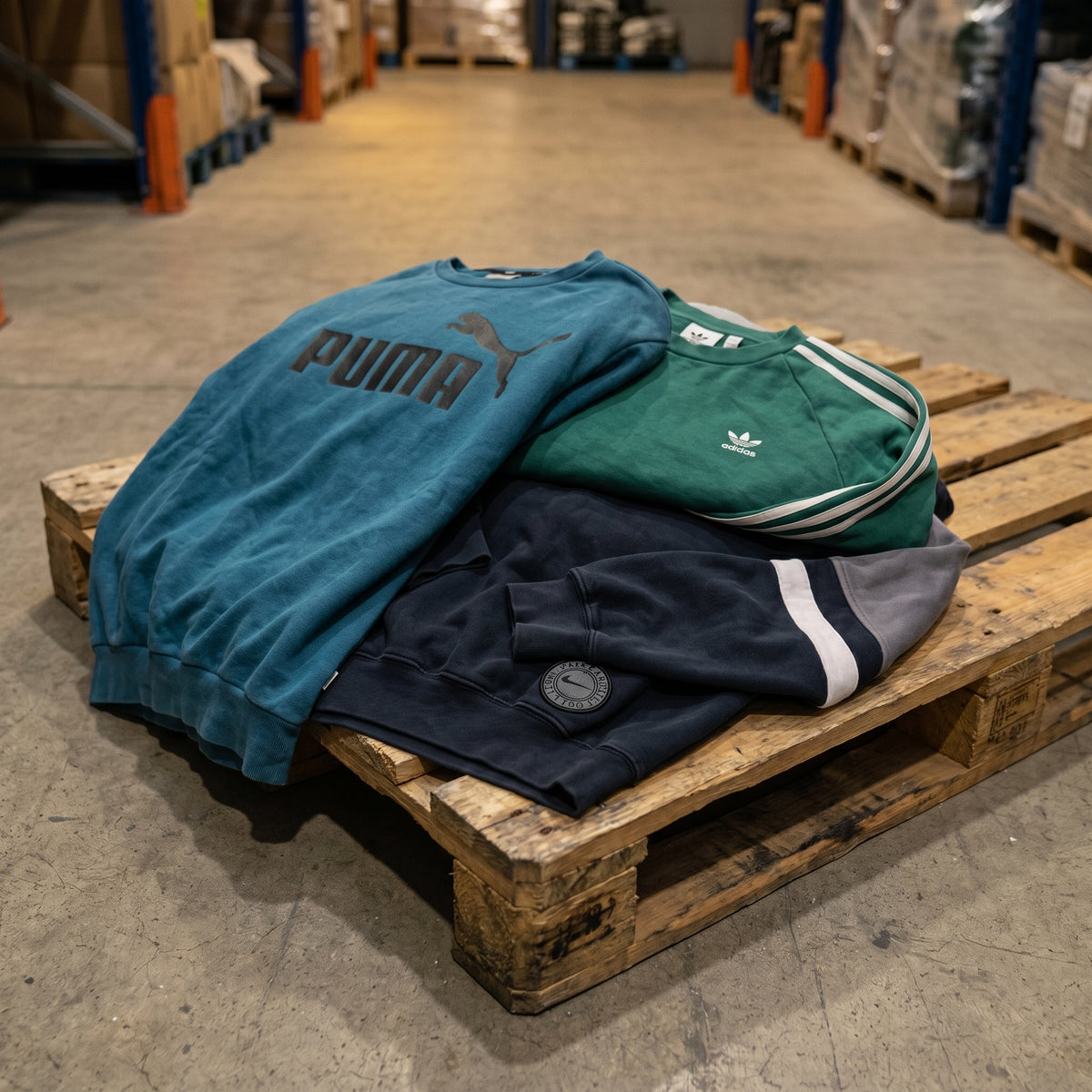 MIX SUDADERAS DE MARCA SIN CAPUCHA