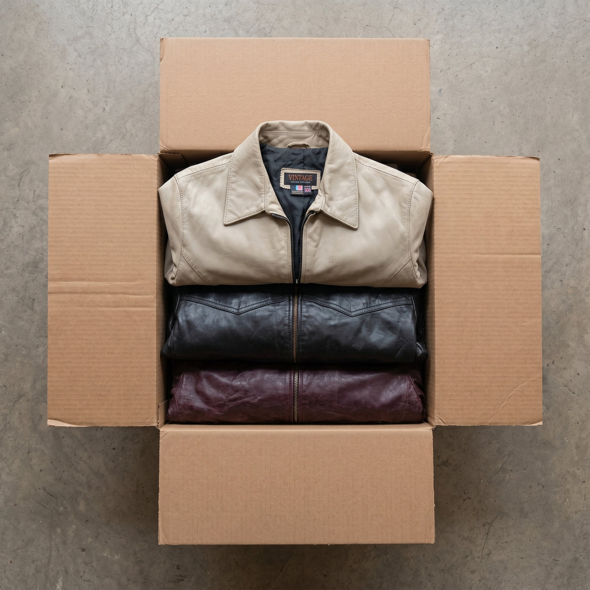 MIX CHAQUETAS DE CUERO PARA HOMBRES