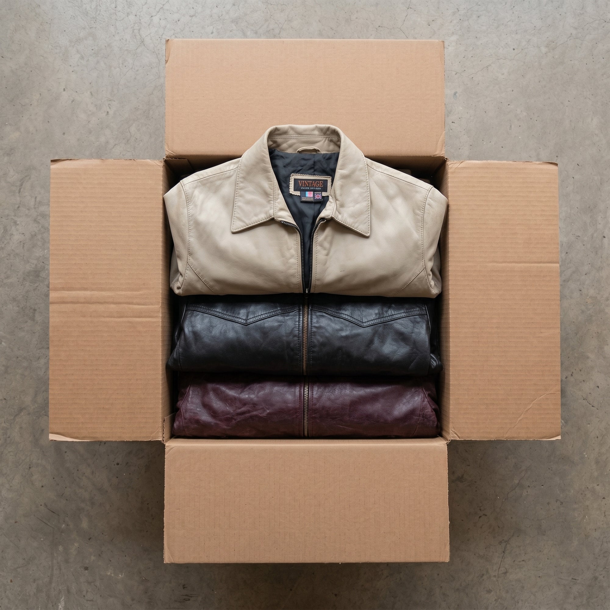 MIX CHAQUETAS DE CUERO PARA HOMBRES