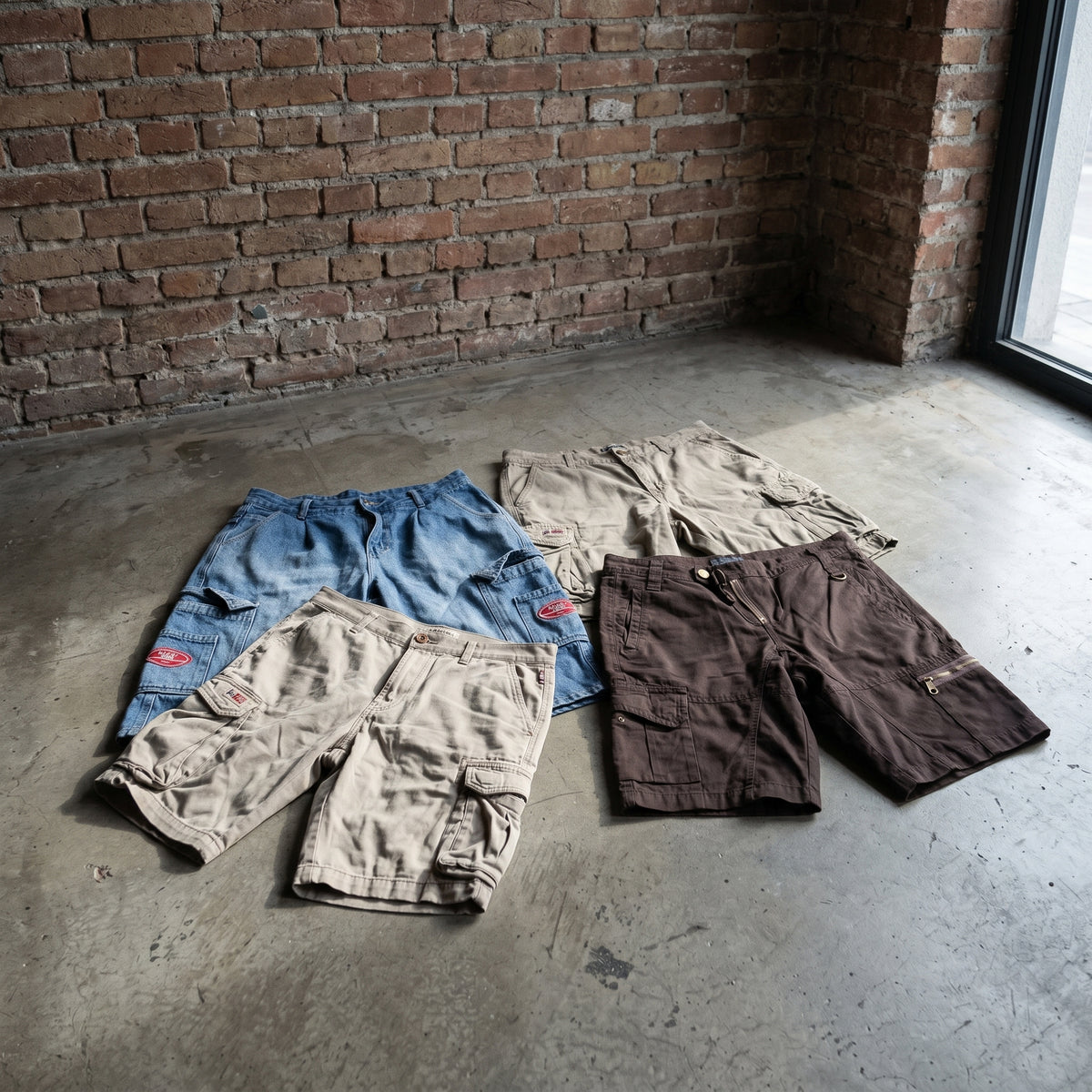 MIX PANTALONES CORTOS CARGO MODERNOS