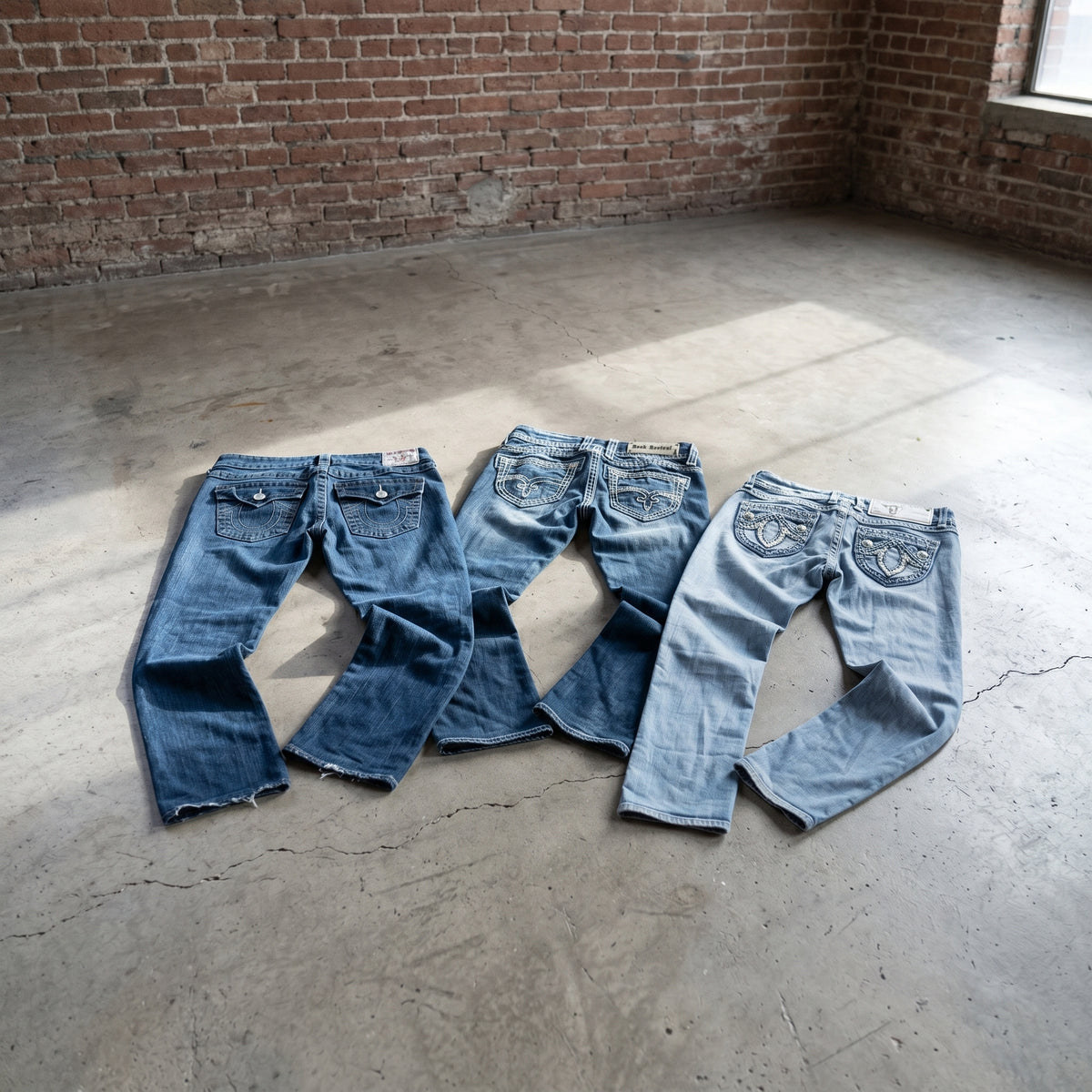 MIX JEANS HIP HOP MUJER Y2K