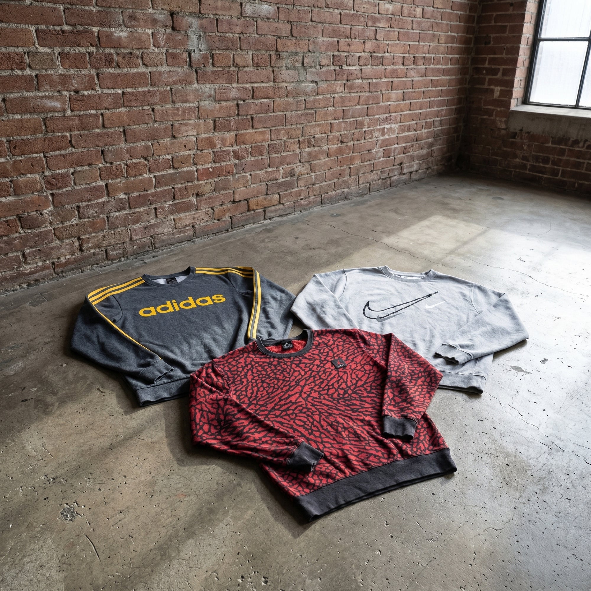 MIX SUDADERAS DE MARCA SIN CAPUCHA