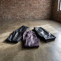 MIX LEATHER PANTS