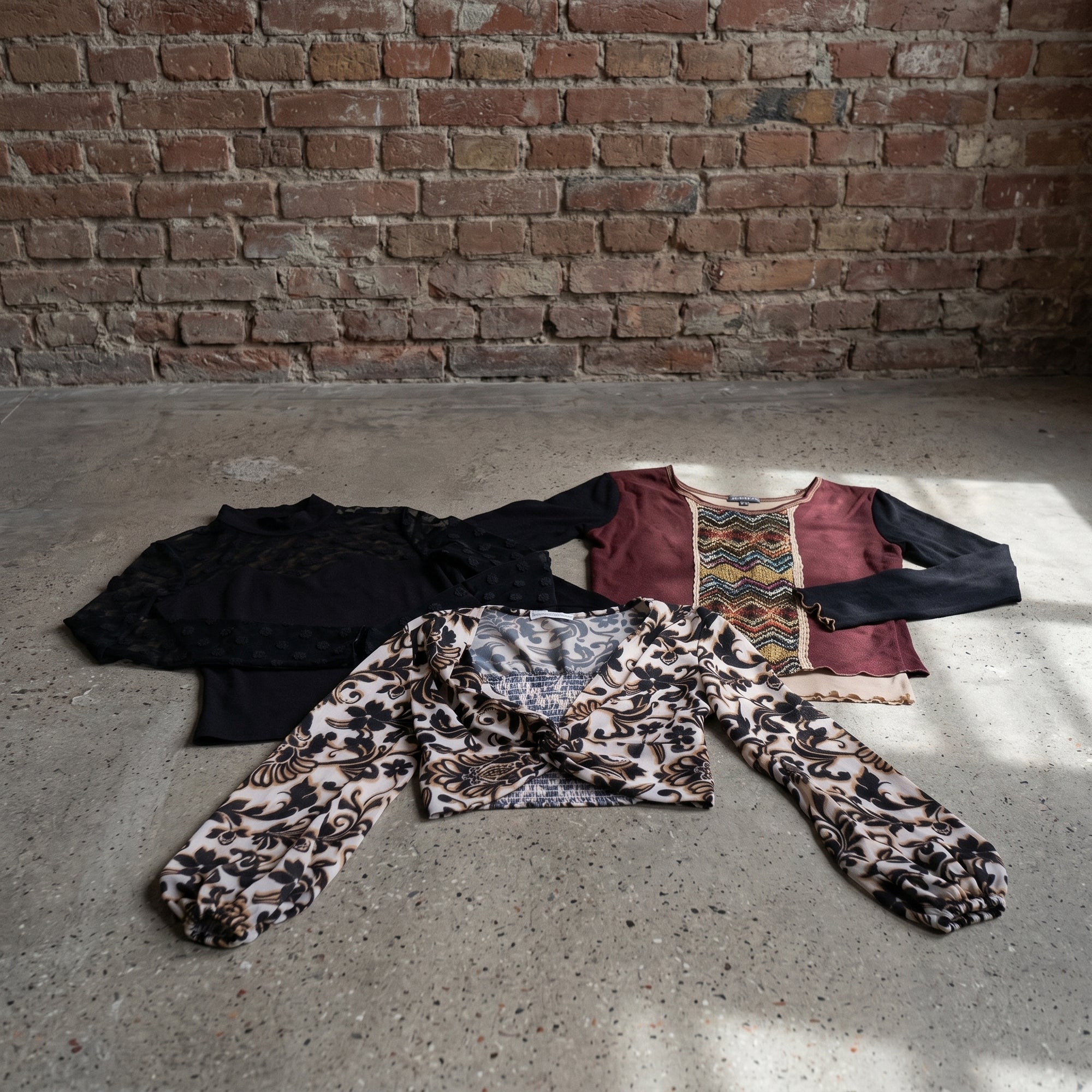 MIX LONG SLEEVE TOPS Y2K