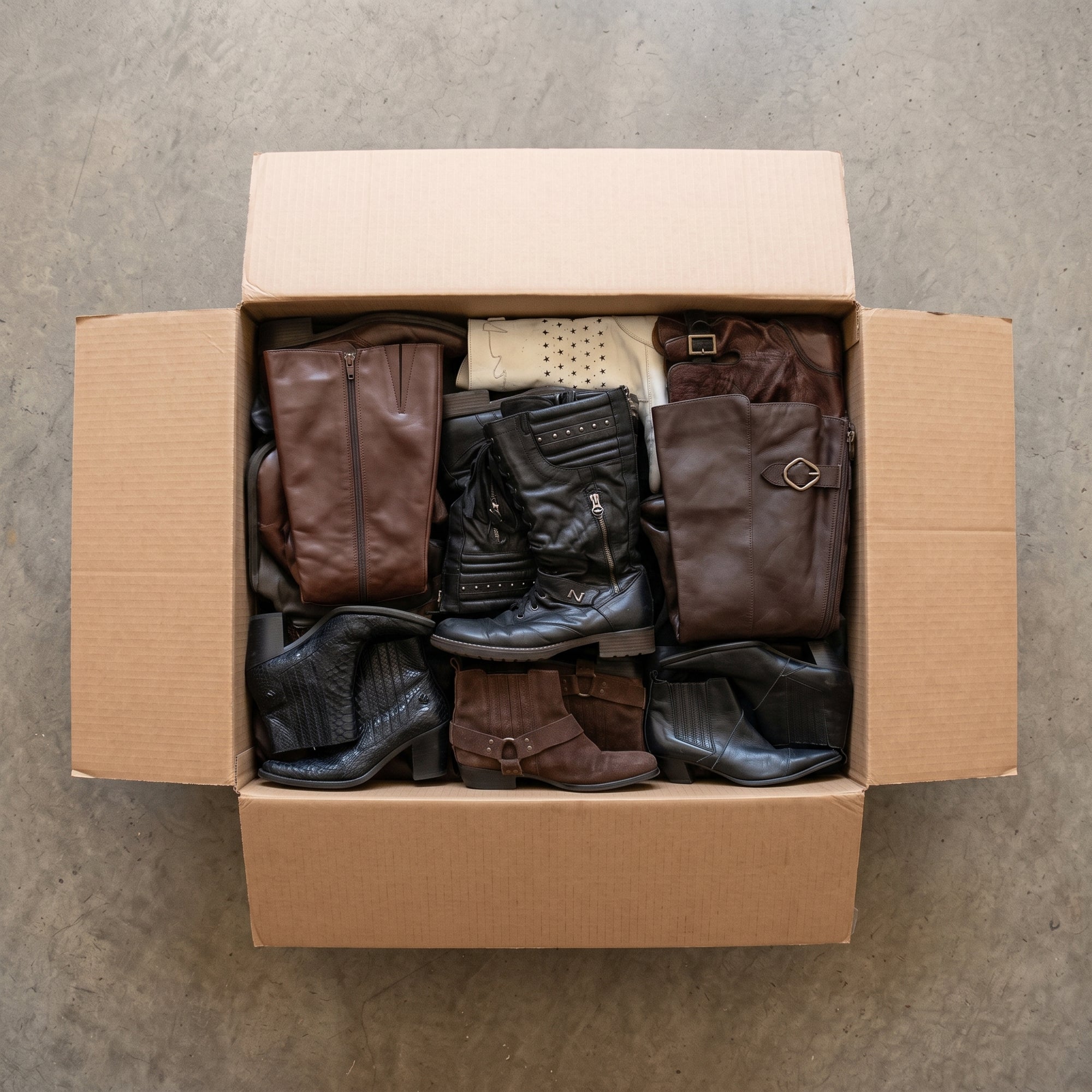 MIX BOTAS DE PIEL
