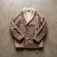 MIX LEATHER SHEARLING COATS