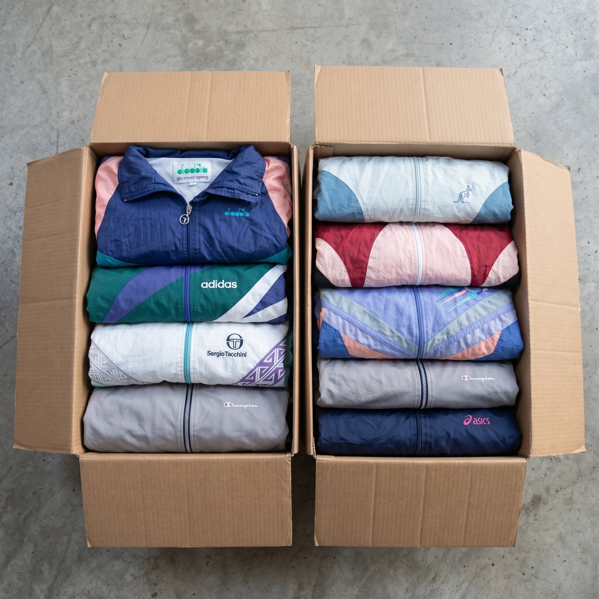 10x TRACKJACKETS DE MARCA PREMIUM