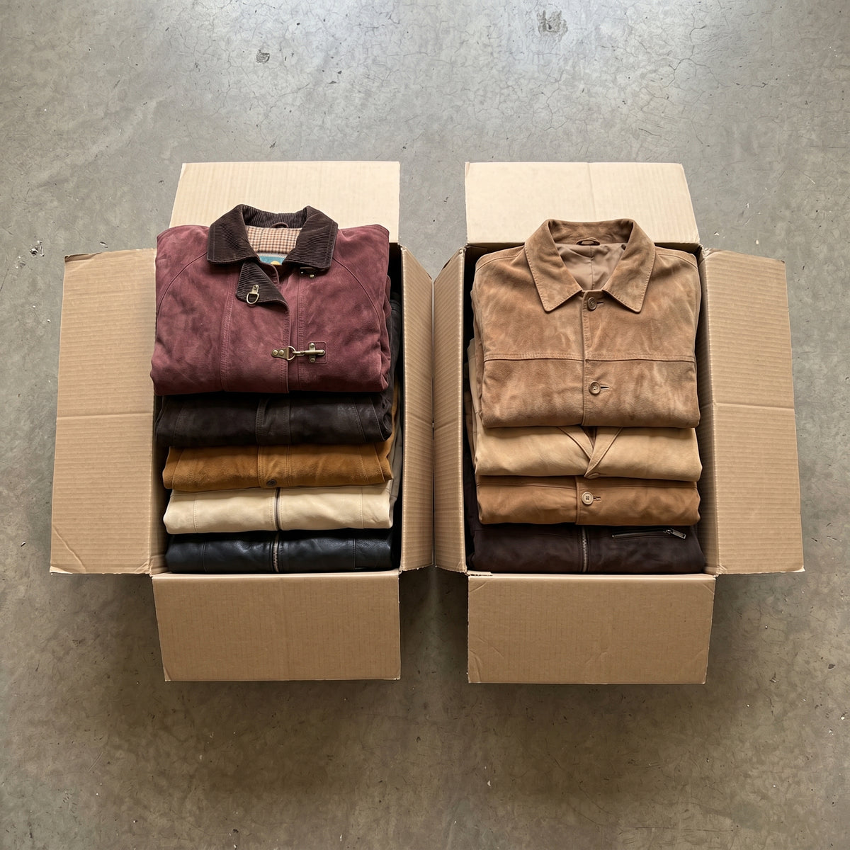 MIX CHAQUETAS DE ANTE