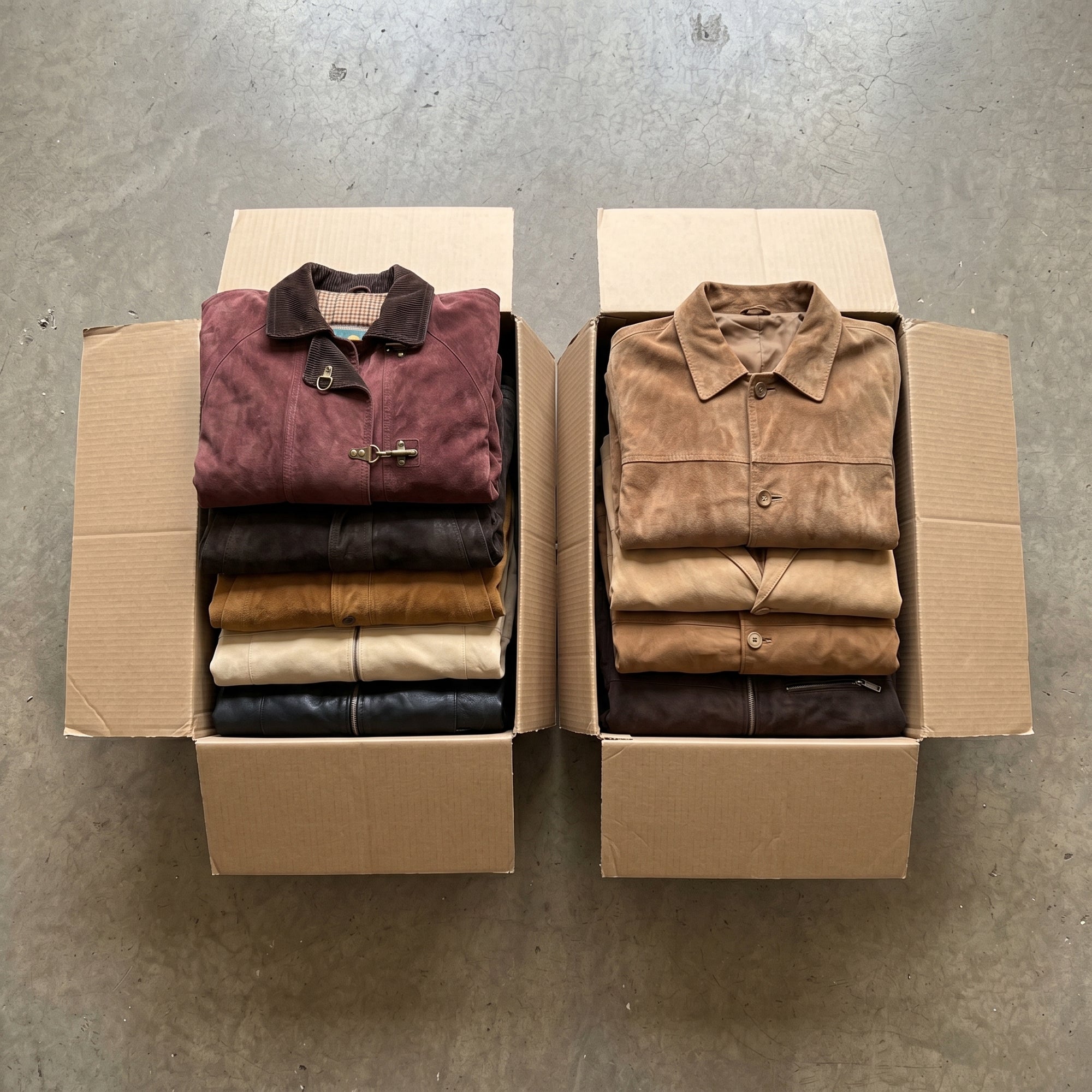MIX CHAQUETAS DE ANTE