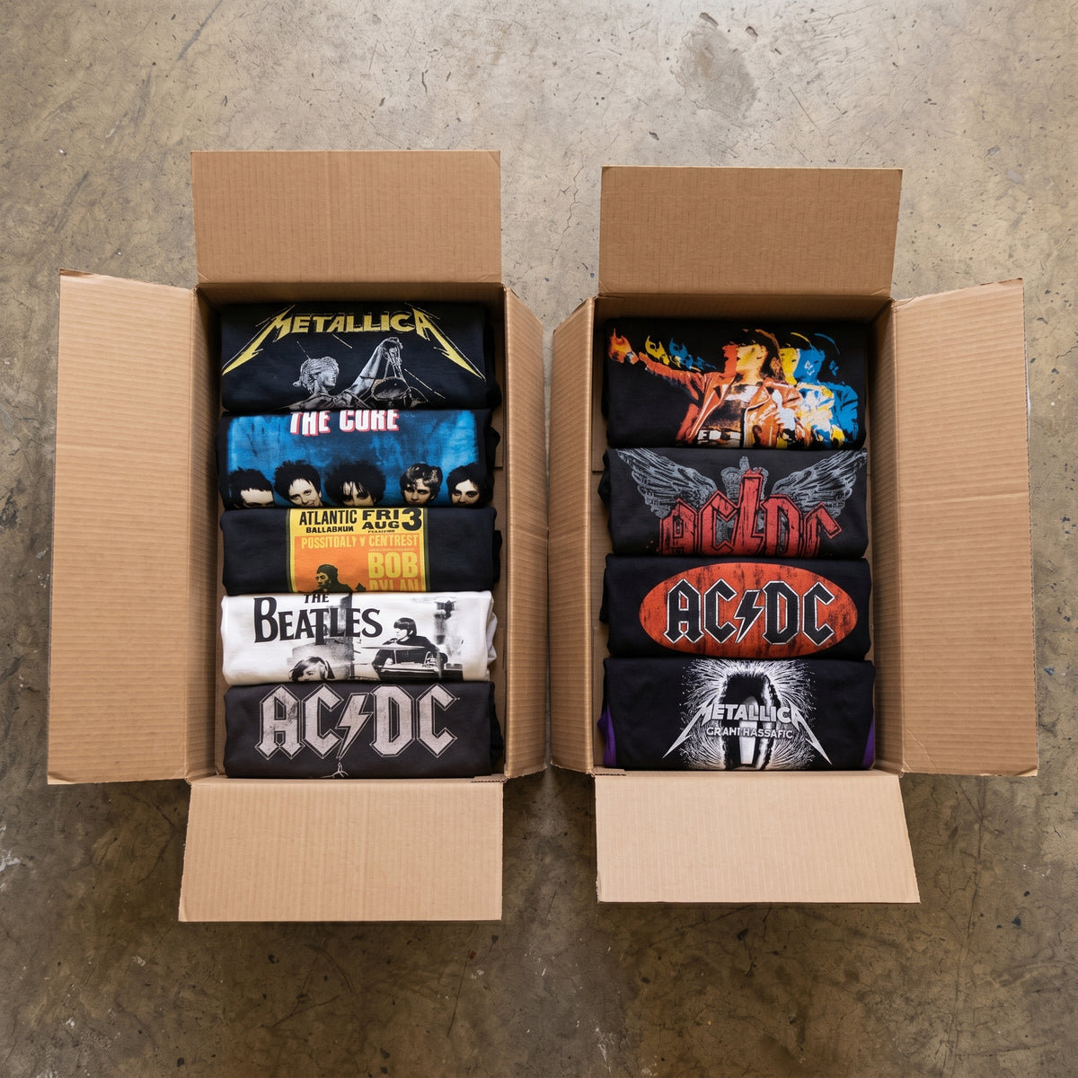 MIX CAMISETAS DE ROCK