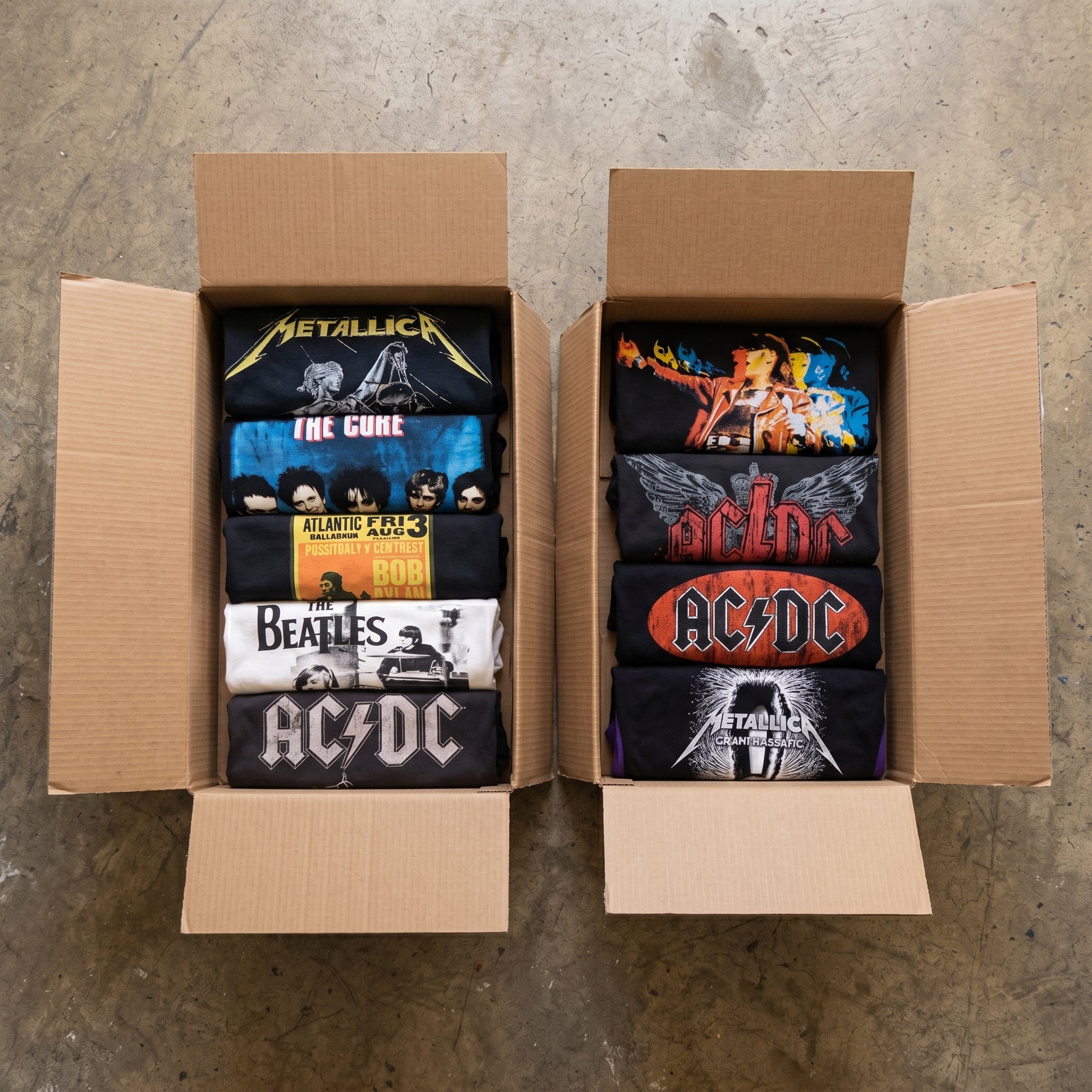 MIX CAMISETAS DE ROCK