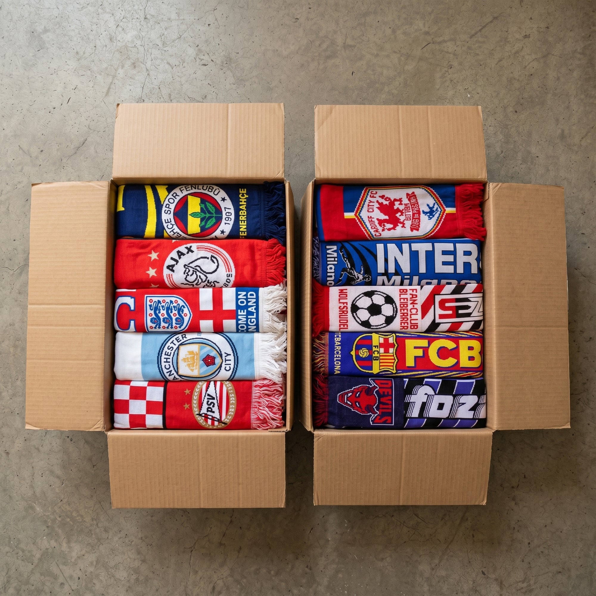 MIX BUFANDAS DE FÚTBOL