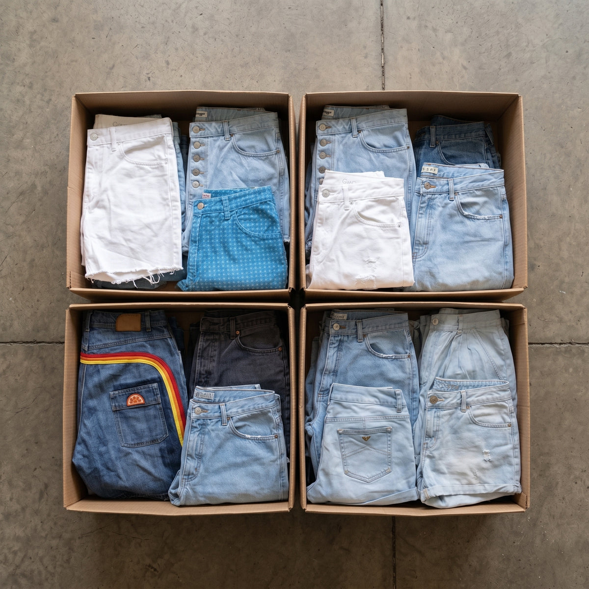 MIX PANTALONES CORTOS VAQUEROS