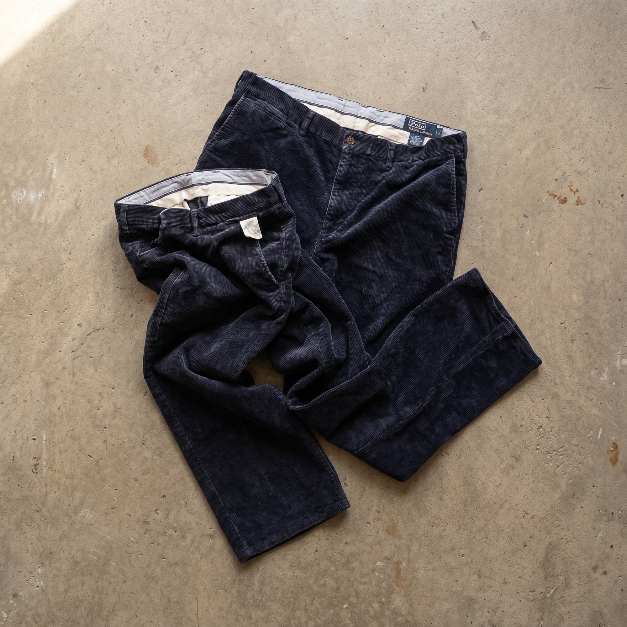 MIX CORDUROY TROUSERS