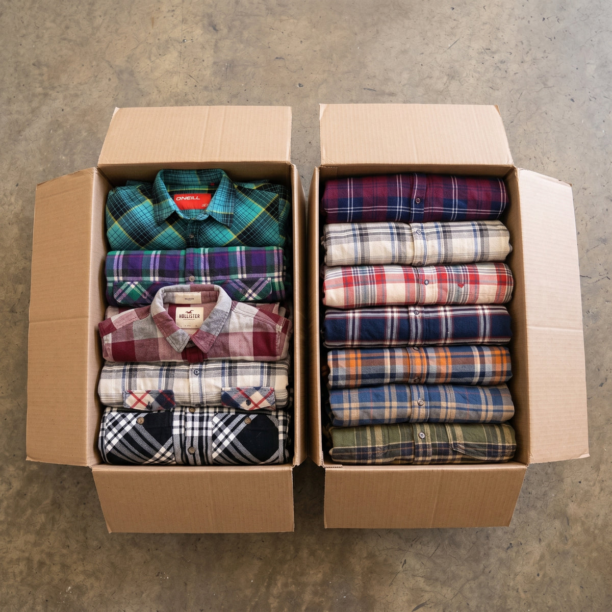 MIX FLANELL-HEMDEN