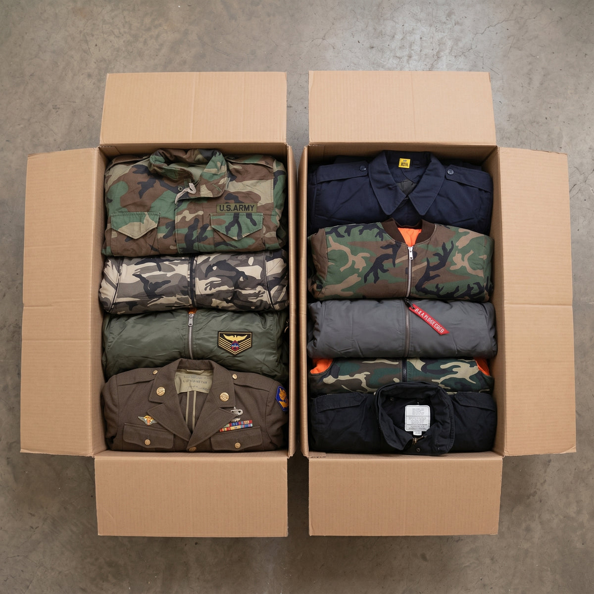 MIX CHAQUETAS MILITARES