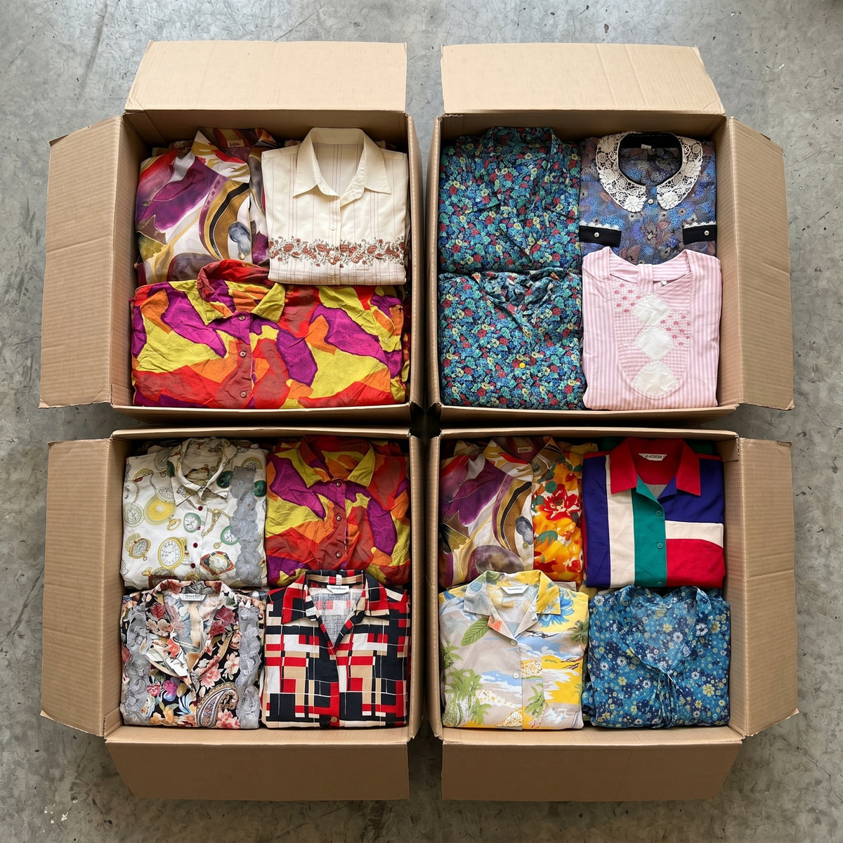 MIX SHORT SLEEVE CRAZY BLOUSES