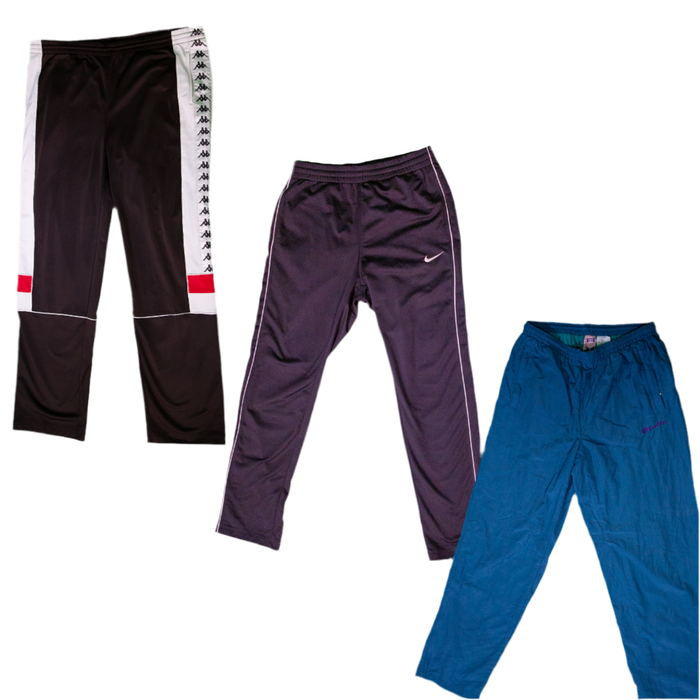 MIX BRANDED TRACKSUIT PANTS NYLON