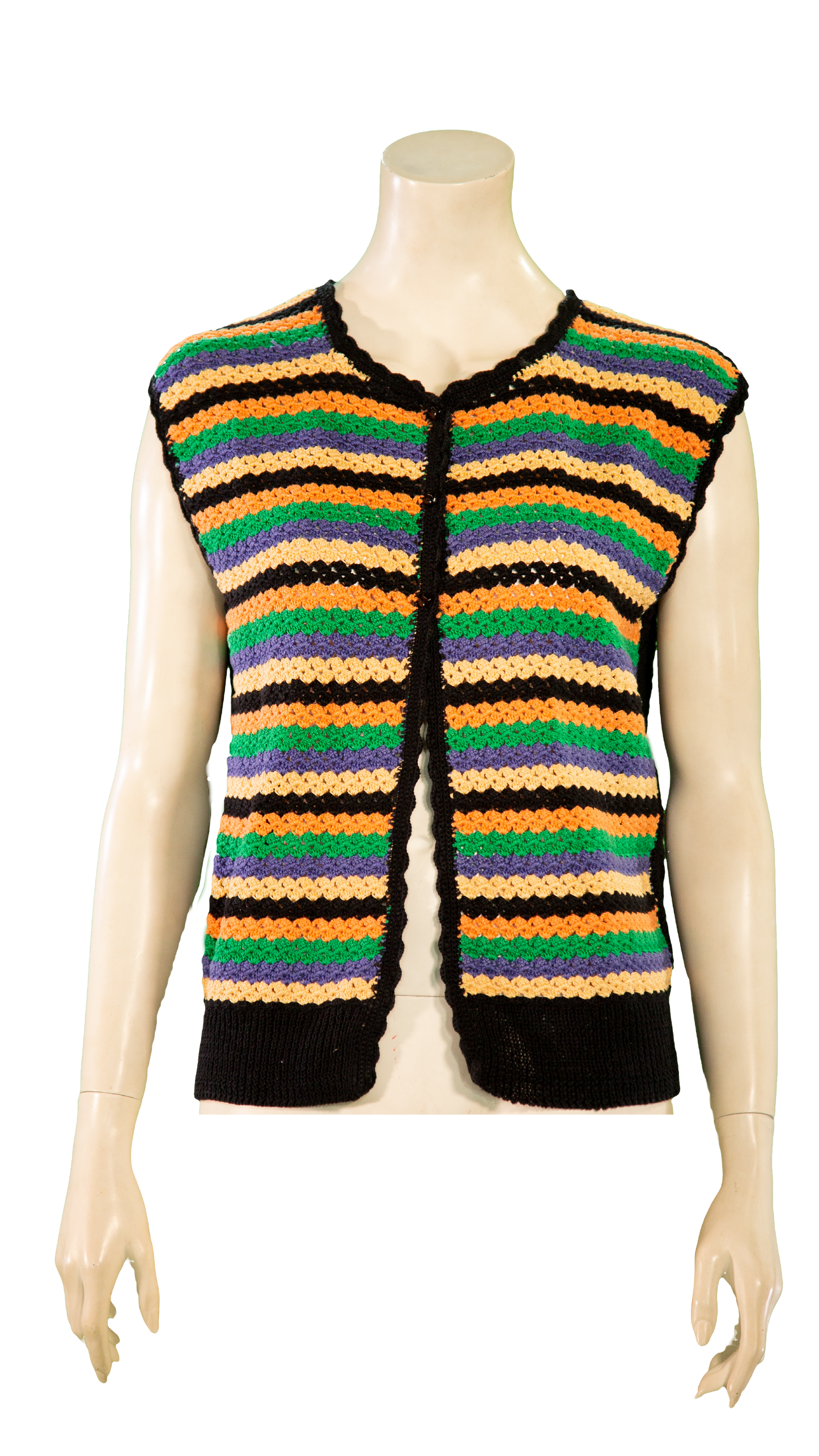 MIX KNITTED VEST