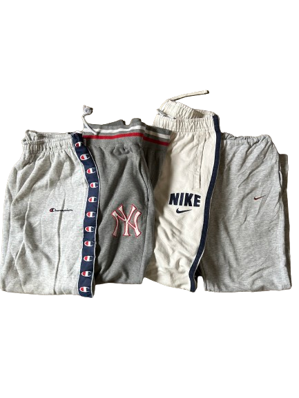 MIX BRANDED COTTON TROUSERS