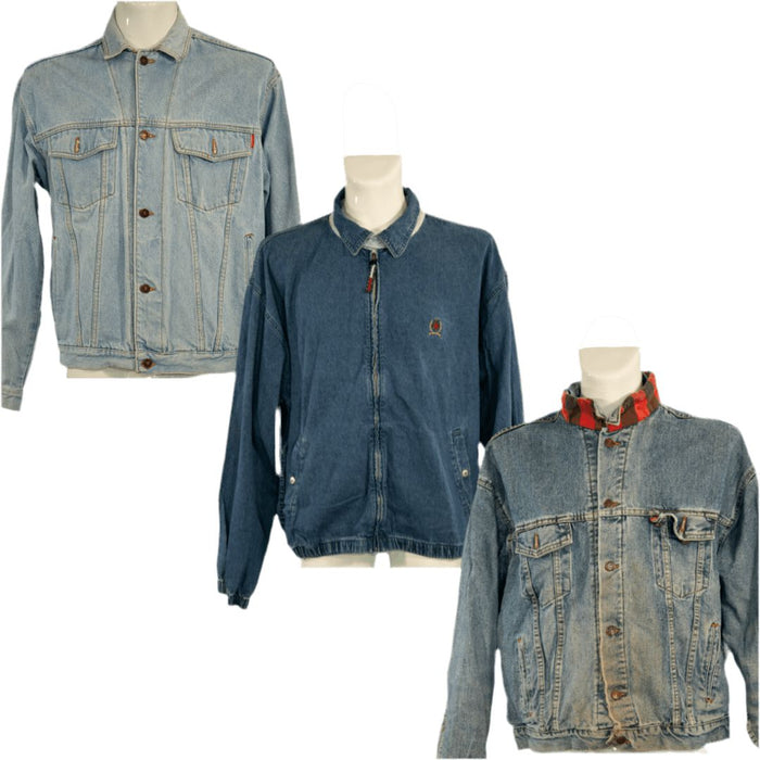 MIX BRANDED DENIM JACKETS