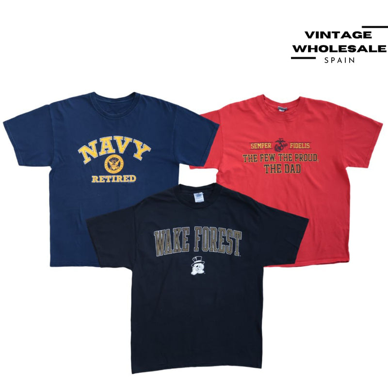 MIX CAMISETAS DEPORTIVAS DE ALGODÓN AMERICANAS