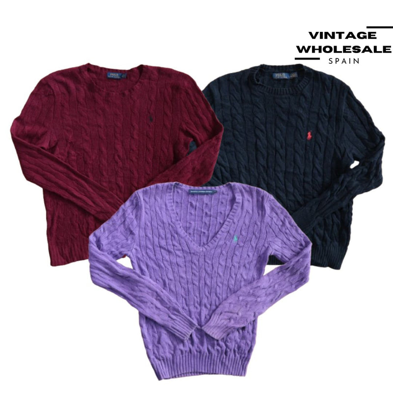 MIX JERSEY RALPH LAUREN CABLE KNIT