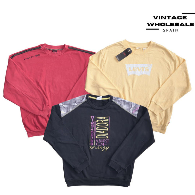 MIX SUDADERAS DE MARCA SIN CAPUCHA