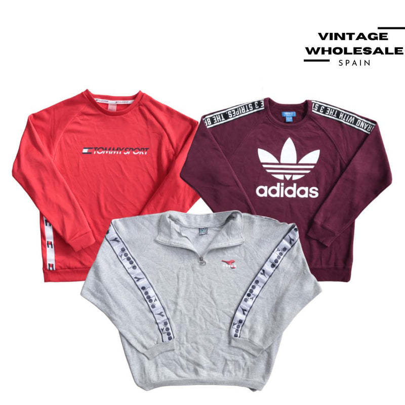 MIX SUDADERAS DE MARCA SIN CAPUCHA