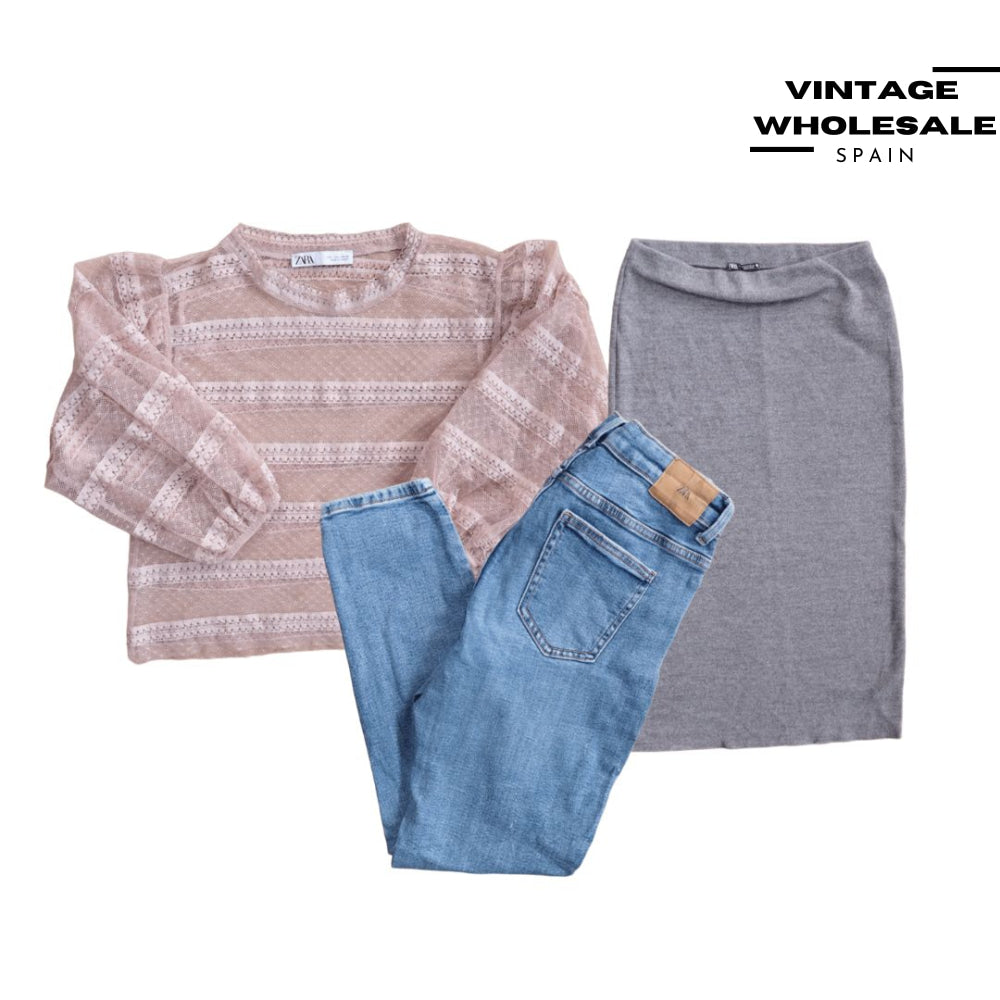 ZARA g 衣類まとめ売り ZARA 衣類 卸売 – ZARA ファッション — Vintage Wholesale Spain SL