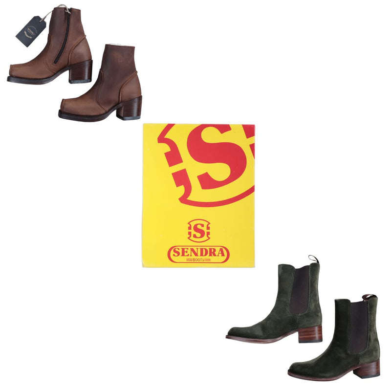 MIX DEADSTOCK BIKER BOOTS