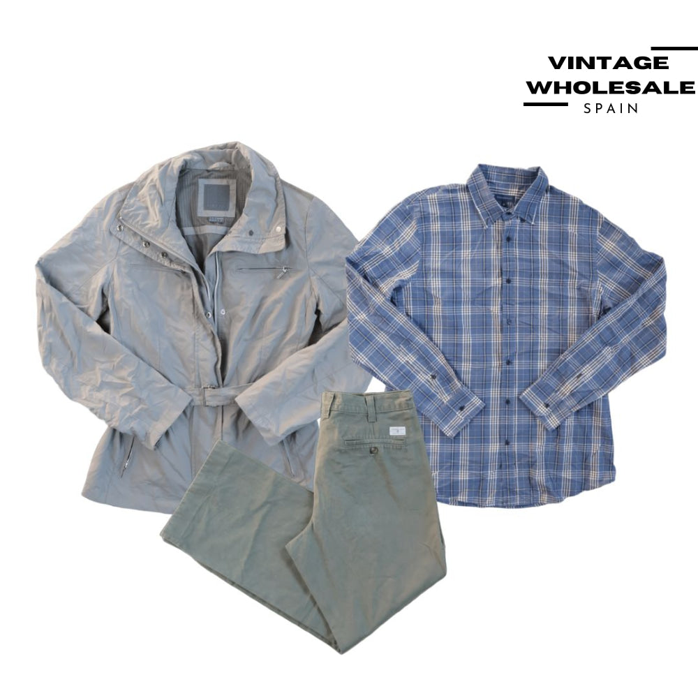 高品質ブランド古着ミックス卸 – 最大600kg — Vintage Wholesale Spain SL
