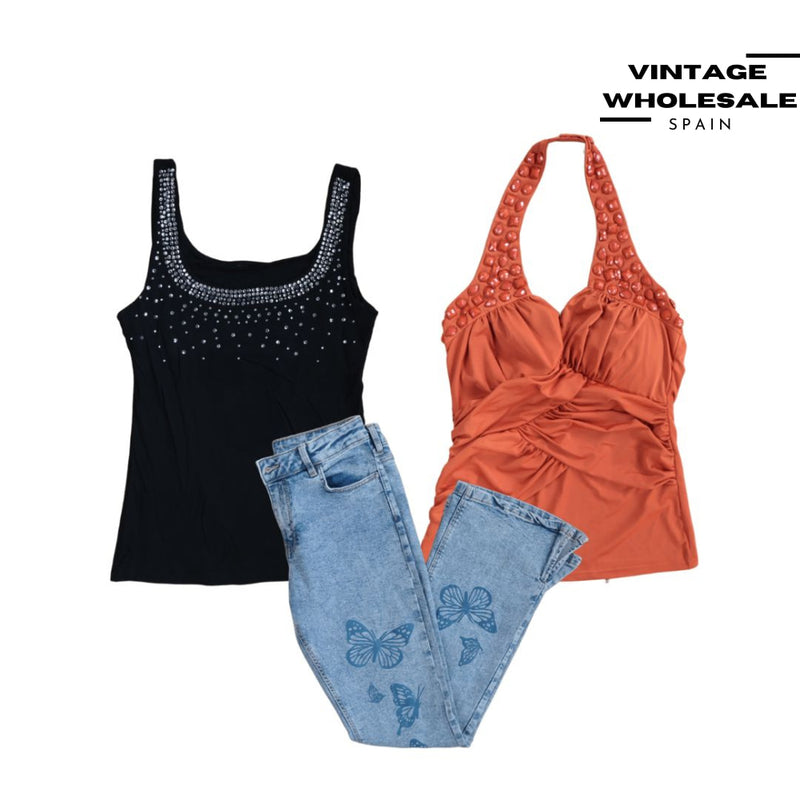 トレンディな服をミックス