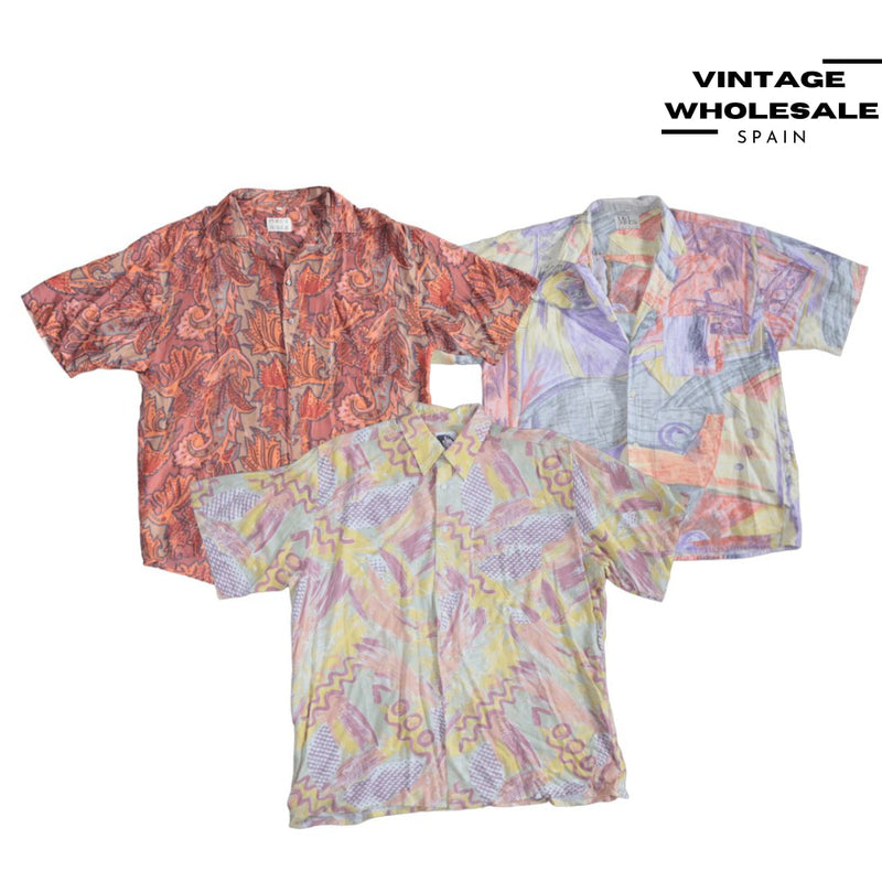 MIX CAMISAS CRAZY ESTAMPADAS 90s DE MANGA CORTA