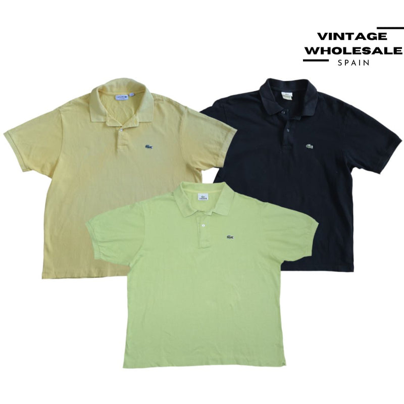 Polos Lacoste en gros Polos Lacoste à manches courtes — Vintage