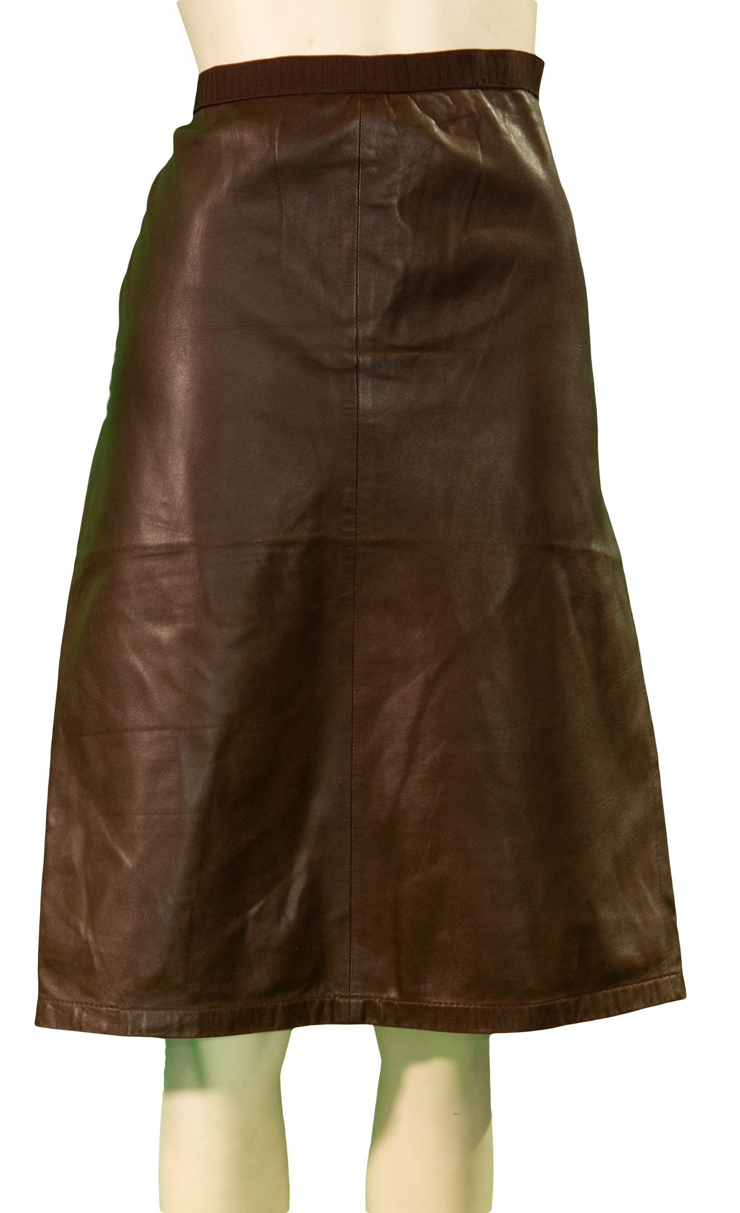 MIX LEATHER SKIRT