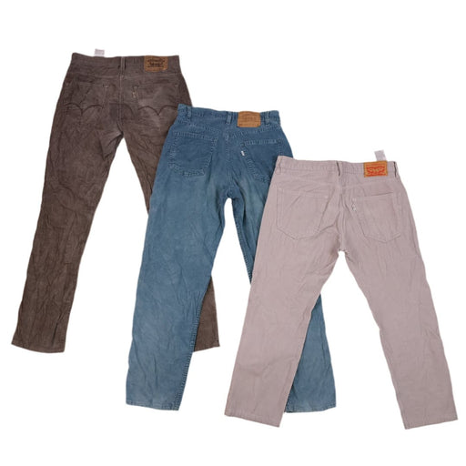 MIX CORDUROY TROUSERS