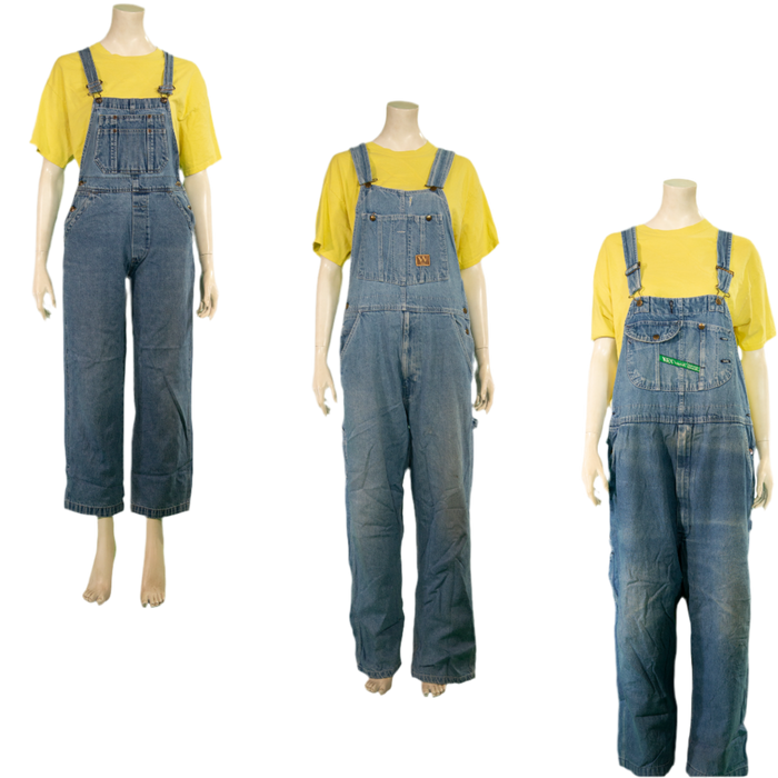 MIX DENIM OVERALLS